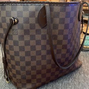 Louis Vuitton Neverfull MM Damier Ebony Tote